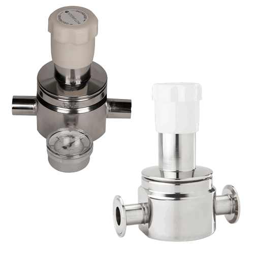 JSRH Series, Compressed Air & Gas Pressure Regulators by Steriflow Valve