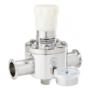 Picture of High Flow Sanitary Pressure Regulator with Gauge