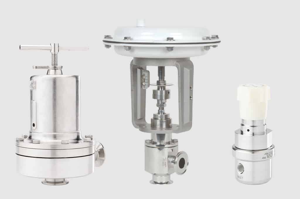 Picture of valves with Jorlon diaphragms