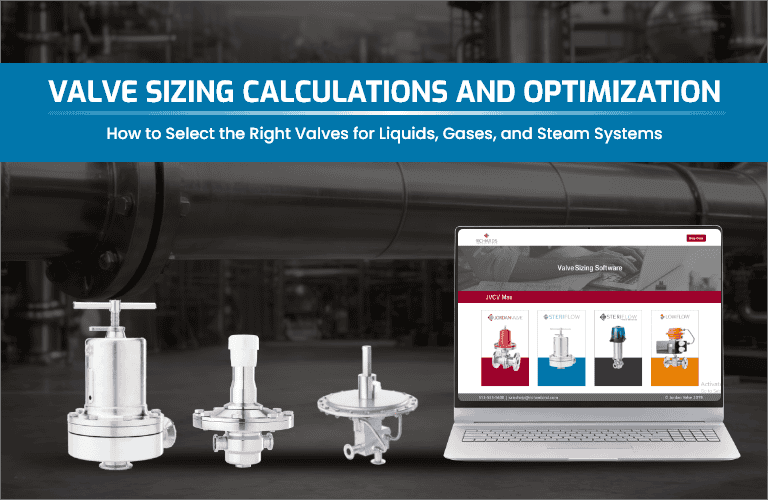Valve Sizing Calculations and Optimization